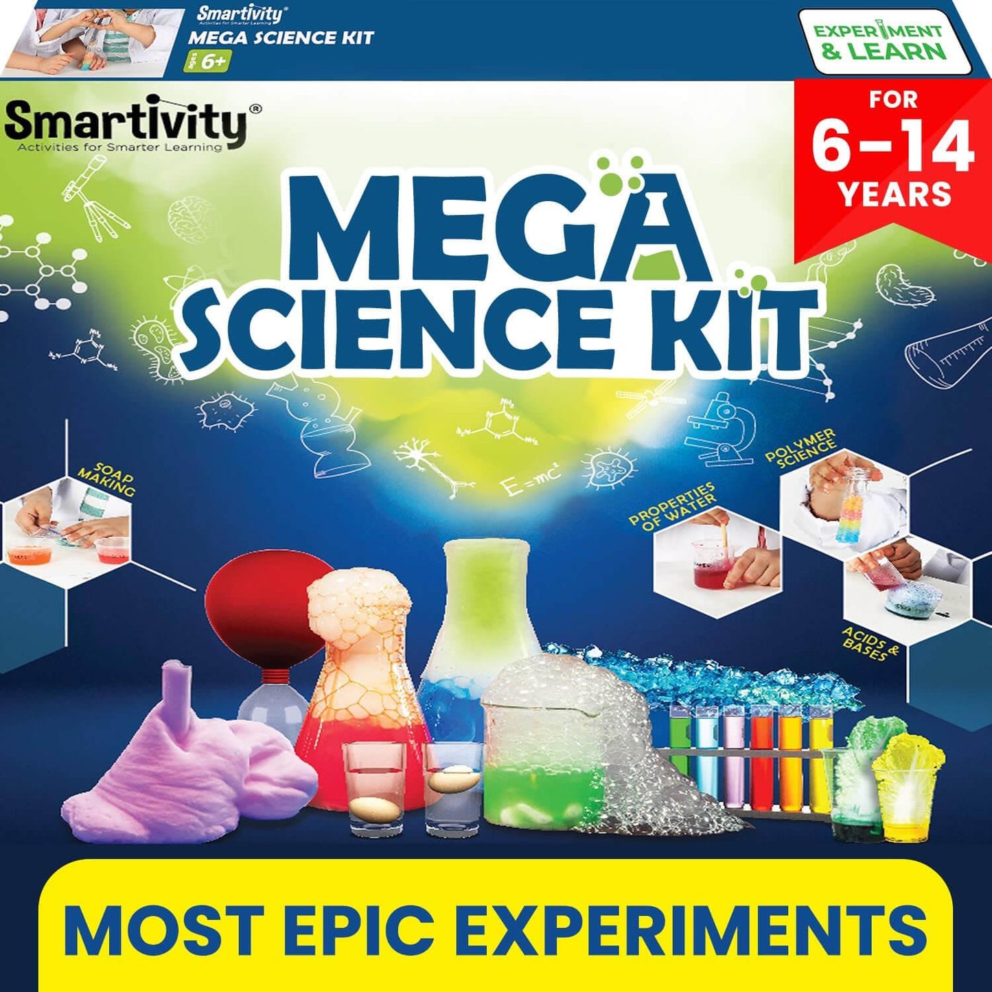 Smartivity Mega Science Kit - Biggest STEAM Activity Box - 108 Experiments (Pack of 3)