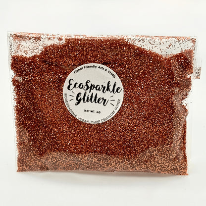 Biodegradable Sparkling Glitter - Copper 6g (Pack of 3)