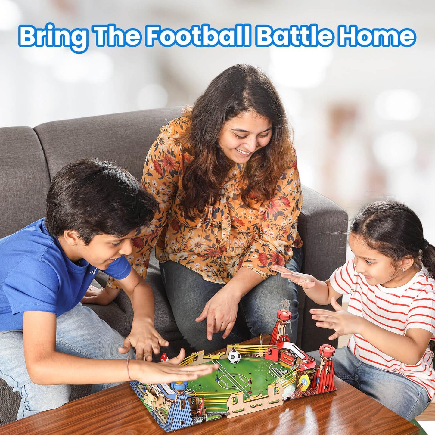 Smartivity Mini Football | Build-It-Yourself Multiplayer STEAM Board Game (Pack of 3)