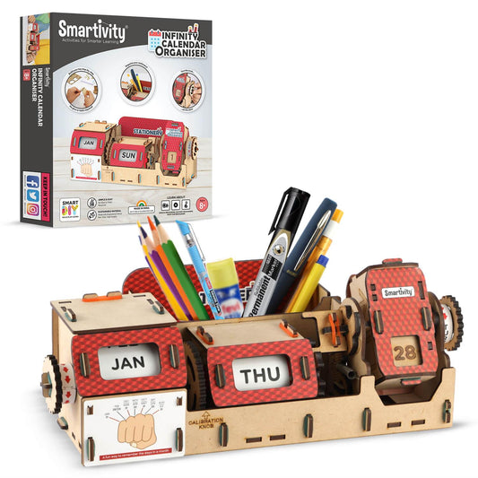 Smartivity Infinity Calendar Organiser Build-It-Yourself DIY STEAM Toy (Pack of 3)