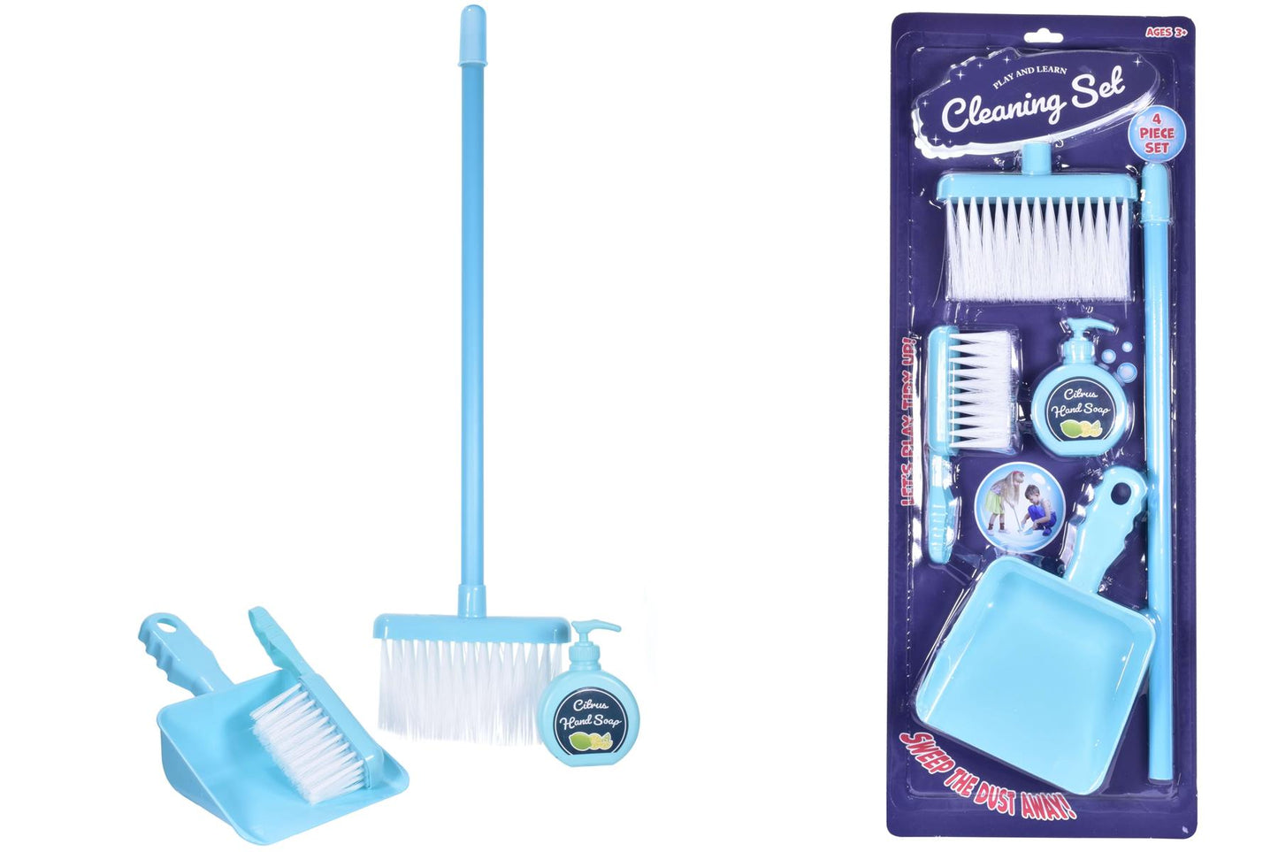 Children's Play and Learn Pretend Cleaning Set (Pack of 6)