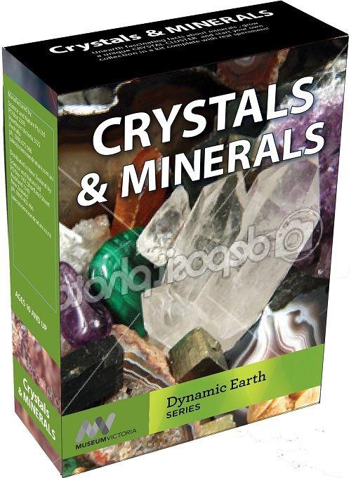 Crystals and Minerals Educational Science Kit with Samples