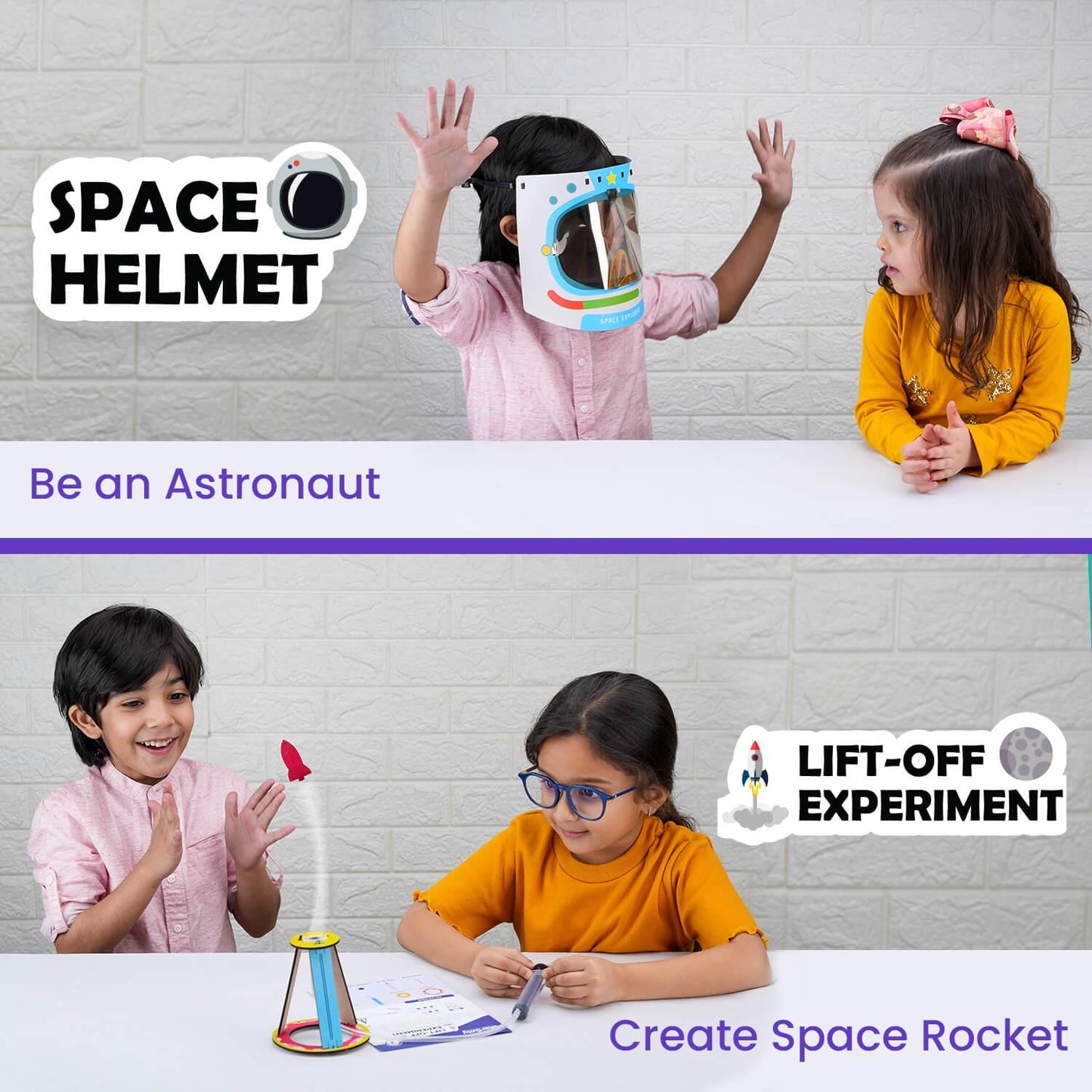 Smartivity Space Explorer DO-IT-YOURSELF, 5-IN-1 STEAM ACTIVITY KIT (Pack of 3)