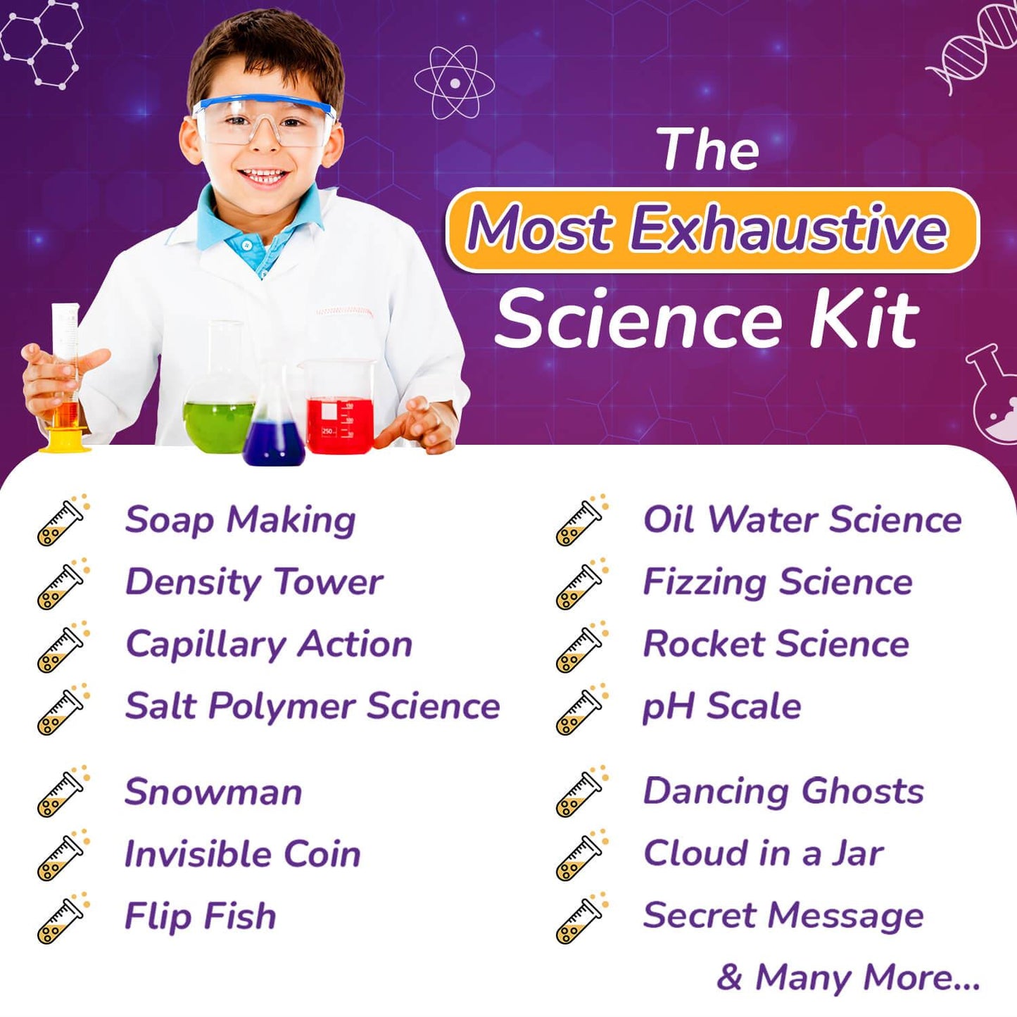 Smartivity Mega Science Kit - Biggest STEAM Activity Box - 108 Experiments (Pack of 3)